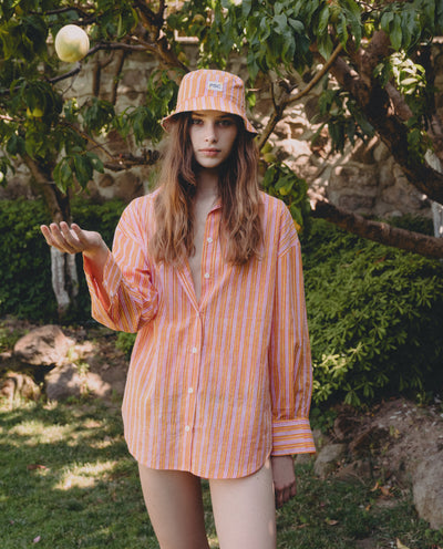 INDIA PINK STRIPED SHIRT