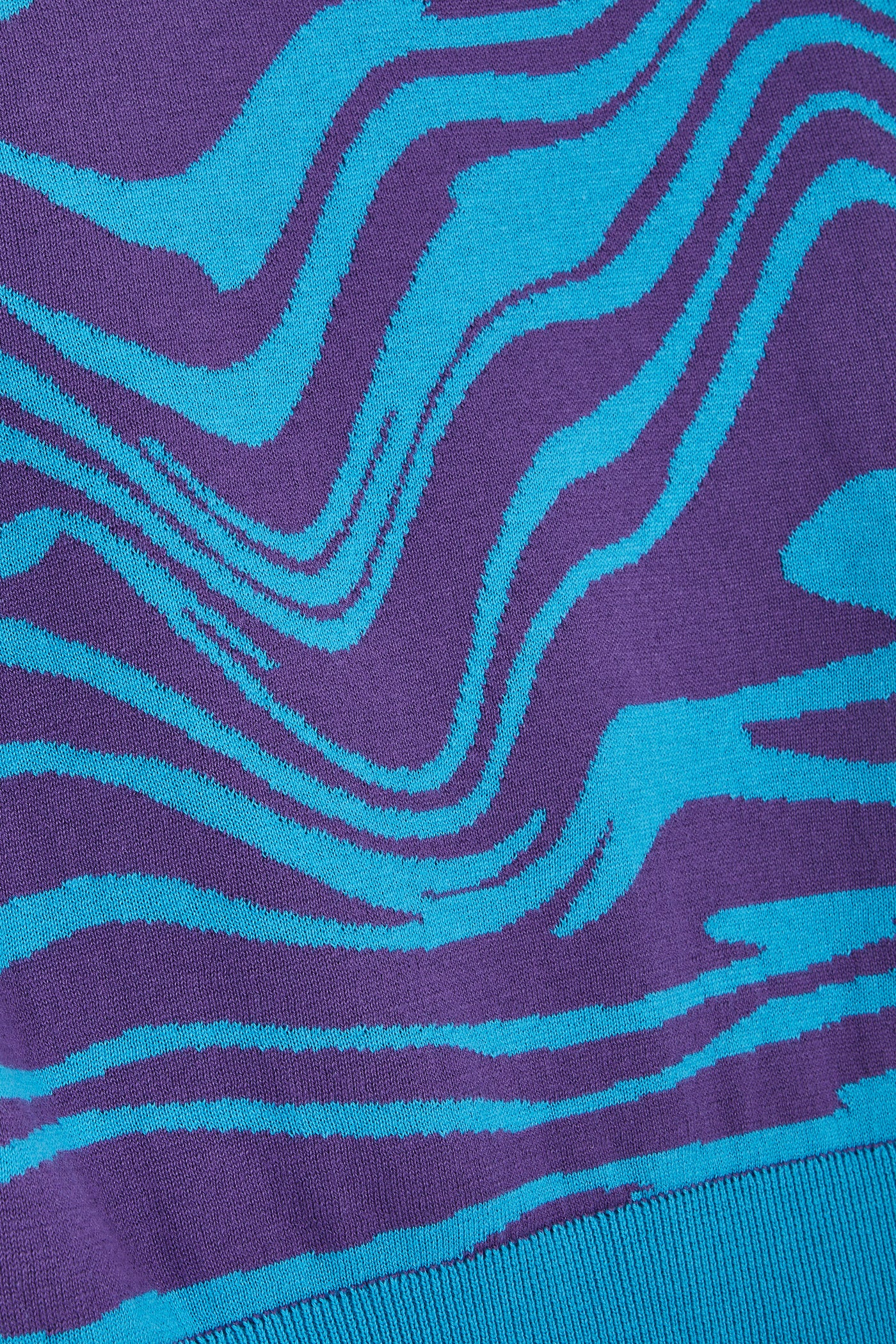 WAVE CARDIGAN BLUE