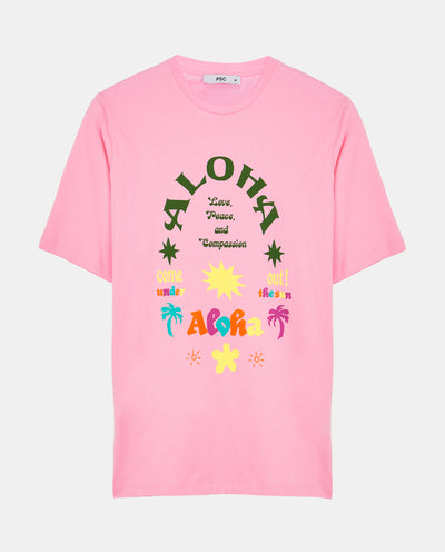 ALOHA PINK T-SHIRT