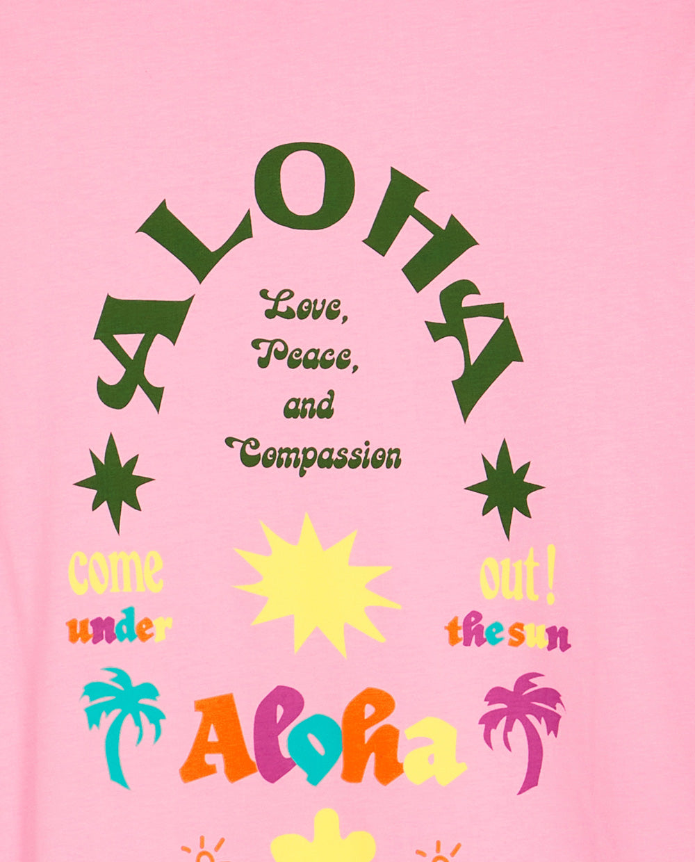 ALOHA PINK T-SHIRT
