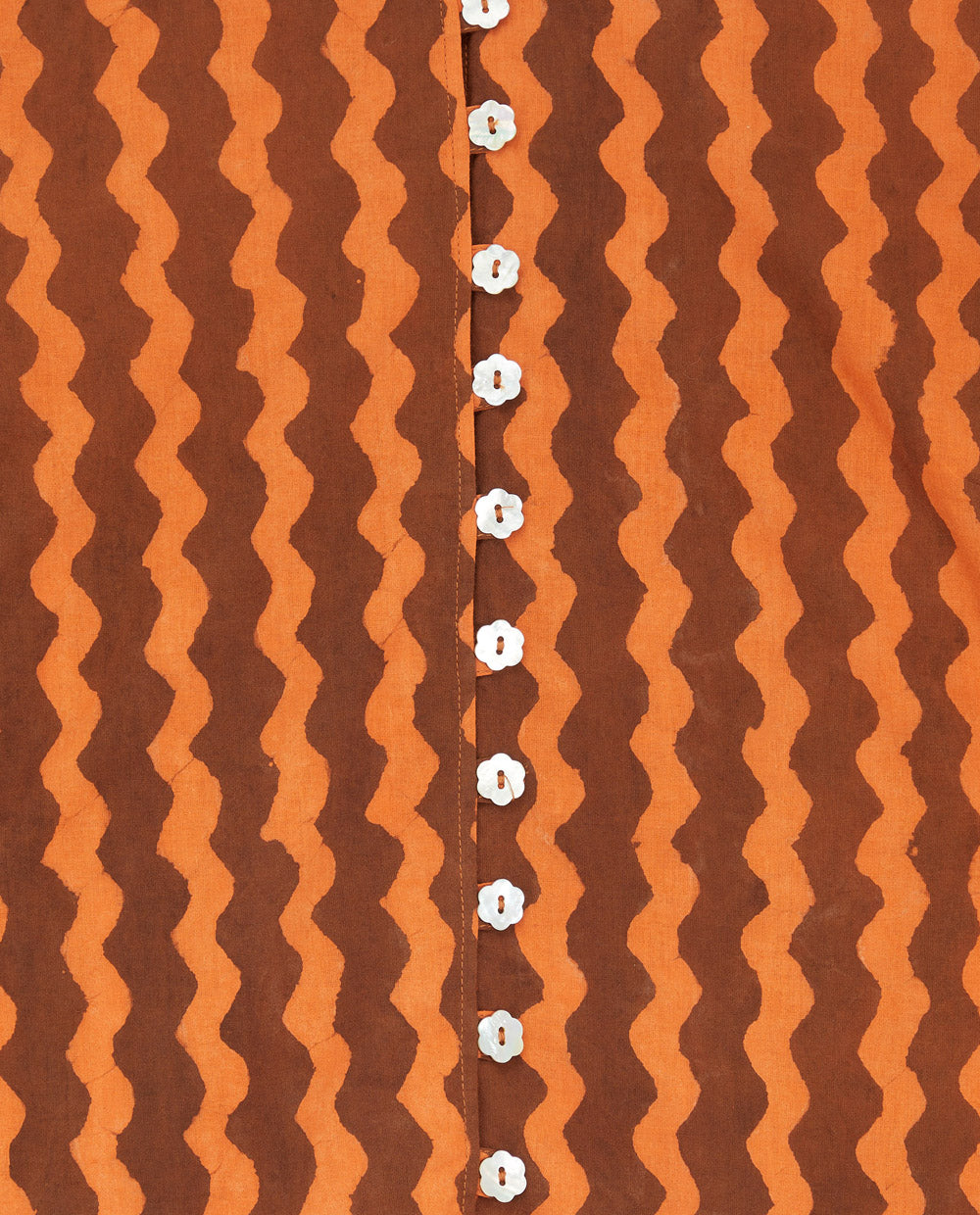 INDIA ORANGE WAVE SHIRT