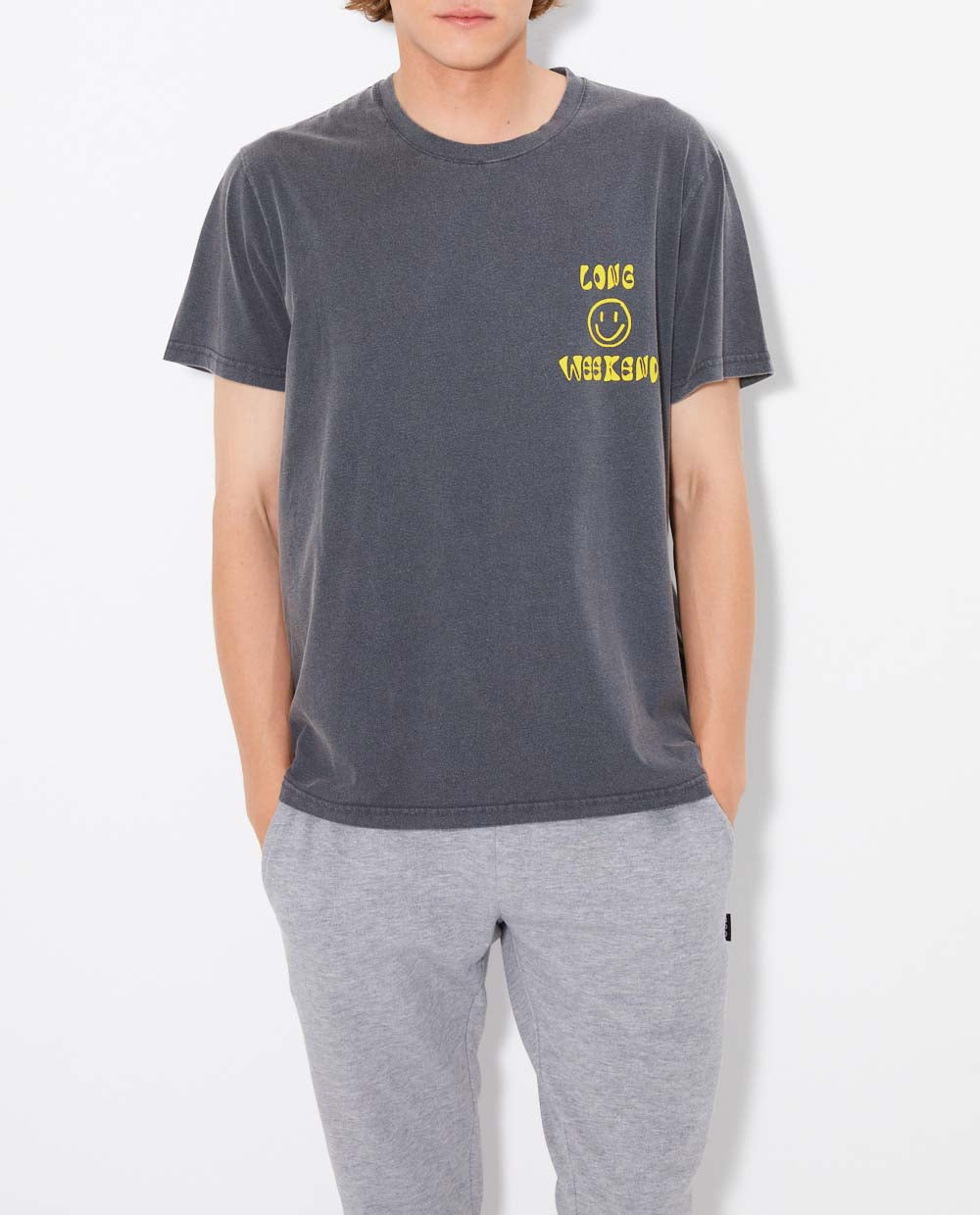 SMILEY WEEKEND MEN T-SHIRT