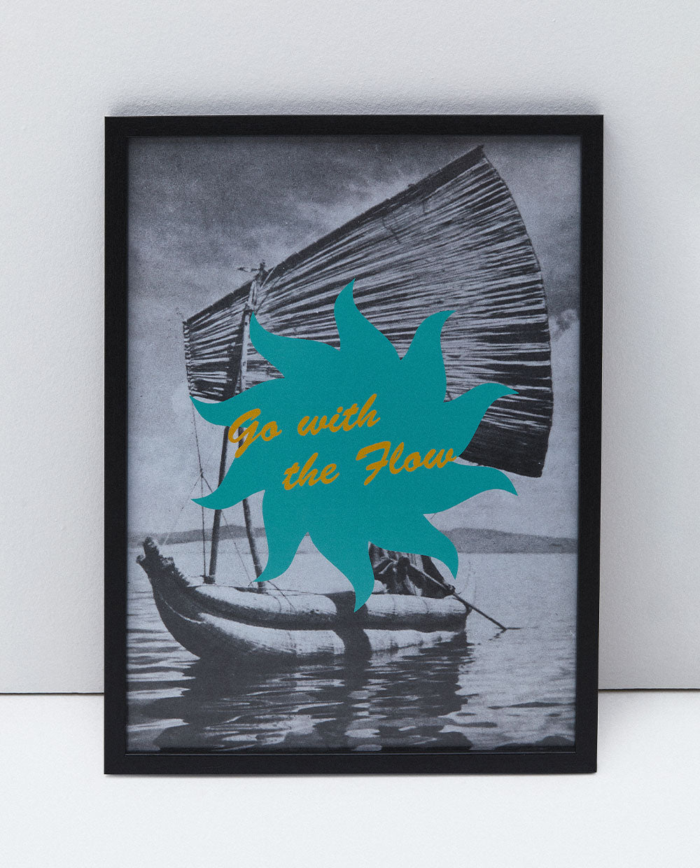 FLOW BLUE SUN 33 x 45 cm
