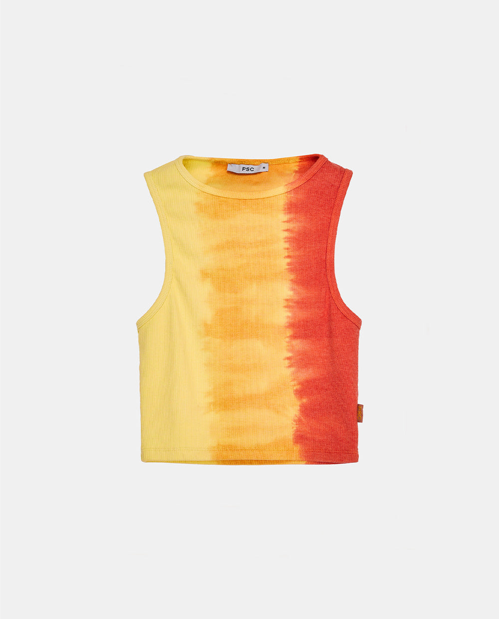YELLOW TIE DYE TANK TOP