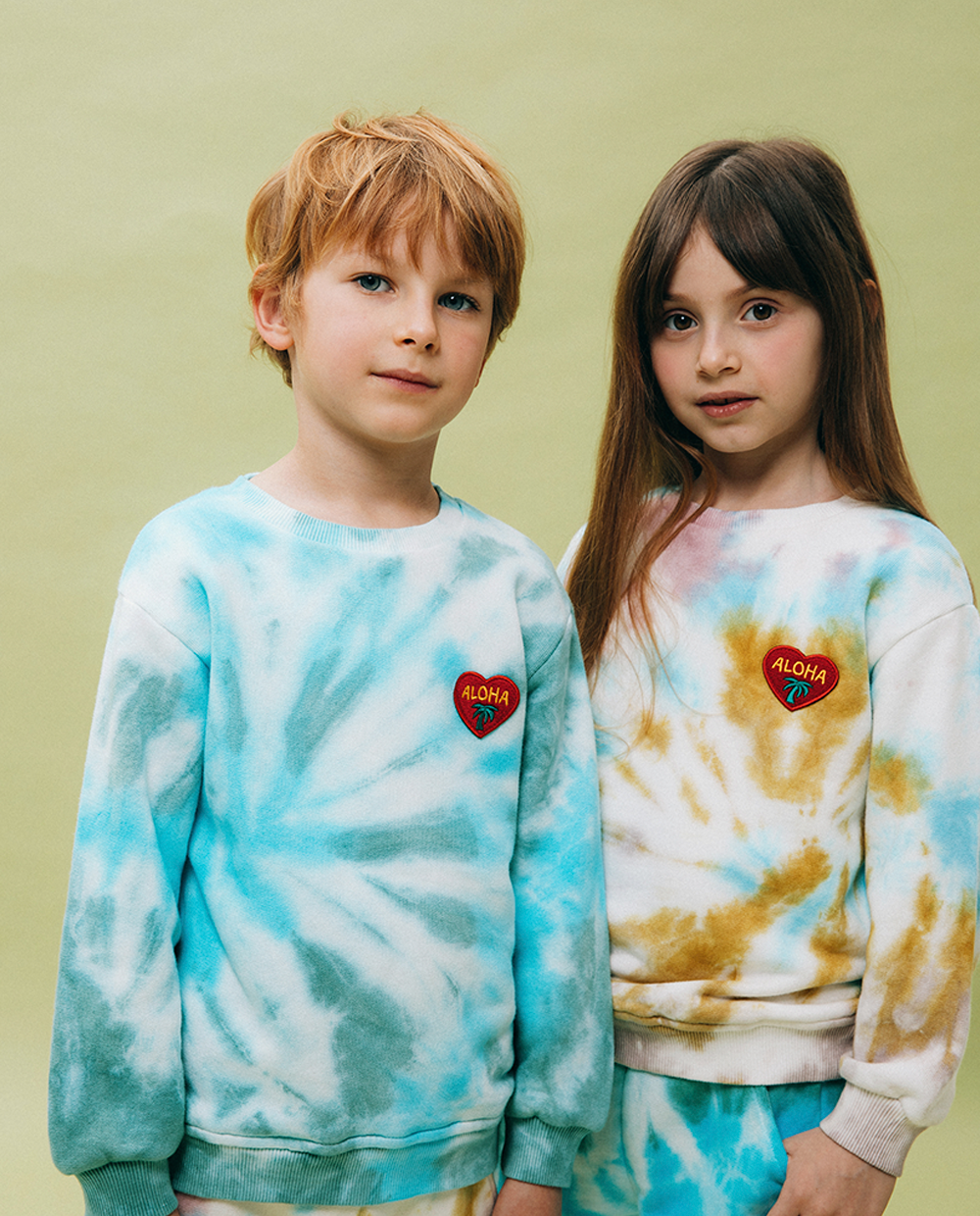 ALOHA TIE DYE KIDS SWEATSHIRT