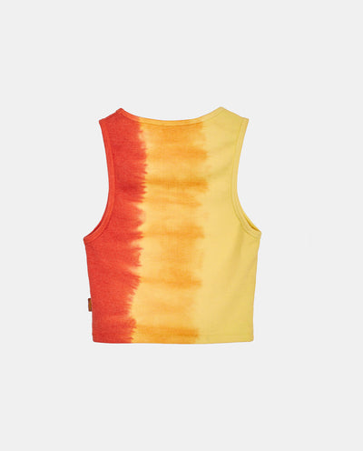 YELLOW TIE DYE TANK TOP